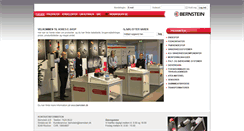 Desktop Screenshot of e-shop.bernstein.dk