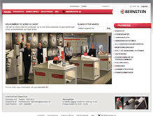 Tablet Screenshot of e-shop.bernstein.dk